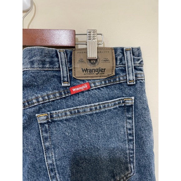 Wrangler Red Tag Men's Straight Blue Jeans, Size 34 x 34 - Picture 1 of 4